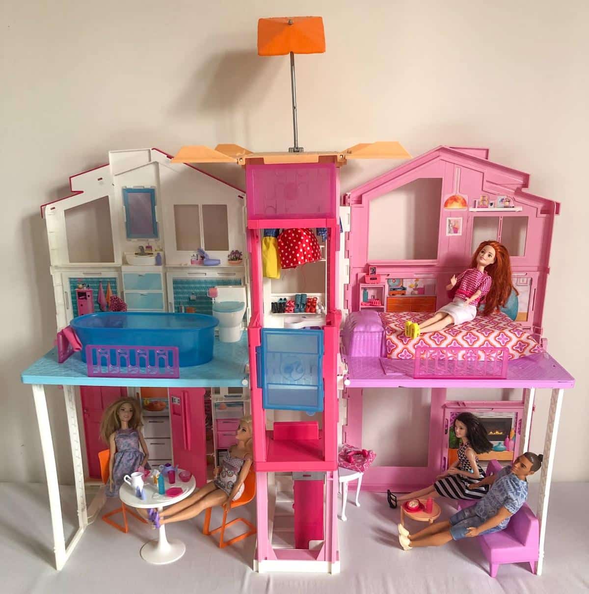 barbie three storey townhouse