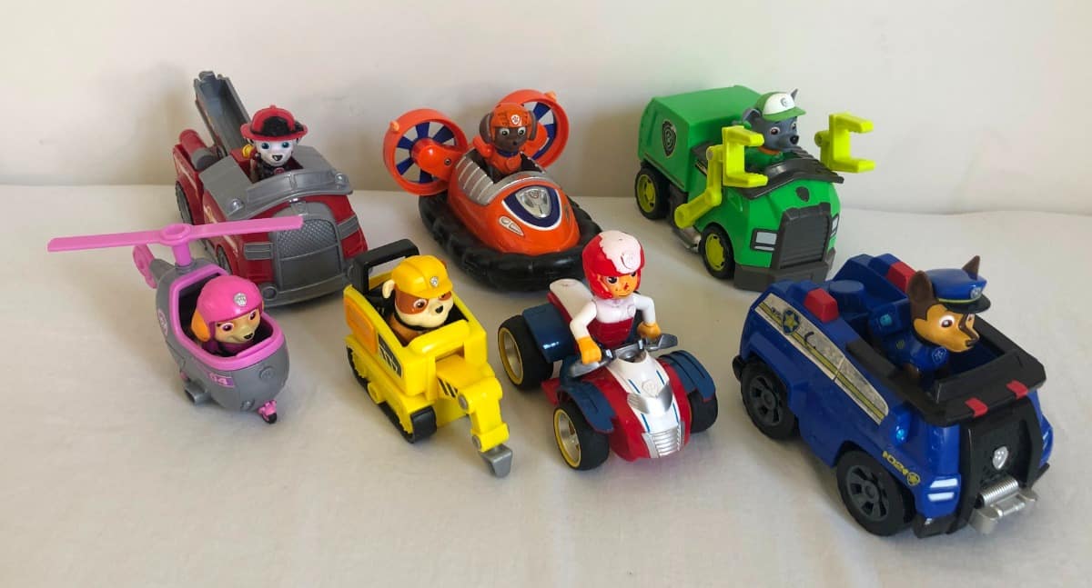 Paw Patrol Vehicles Figurines