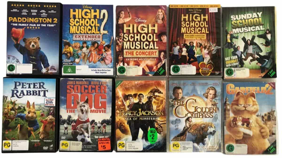 Assorted Family DVDs
