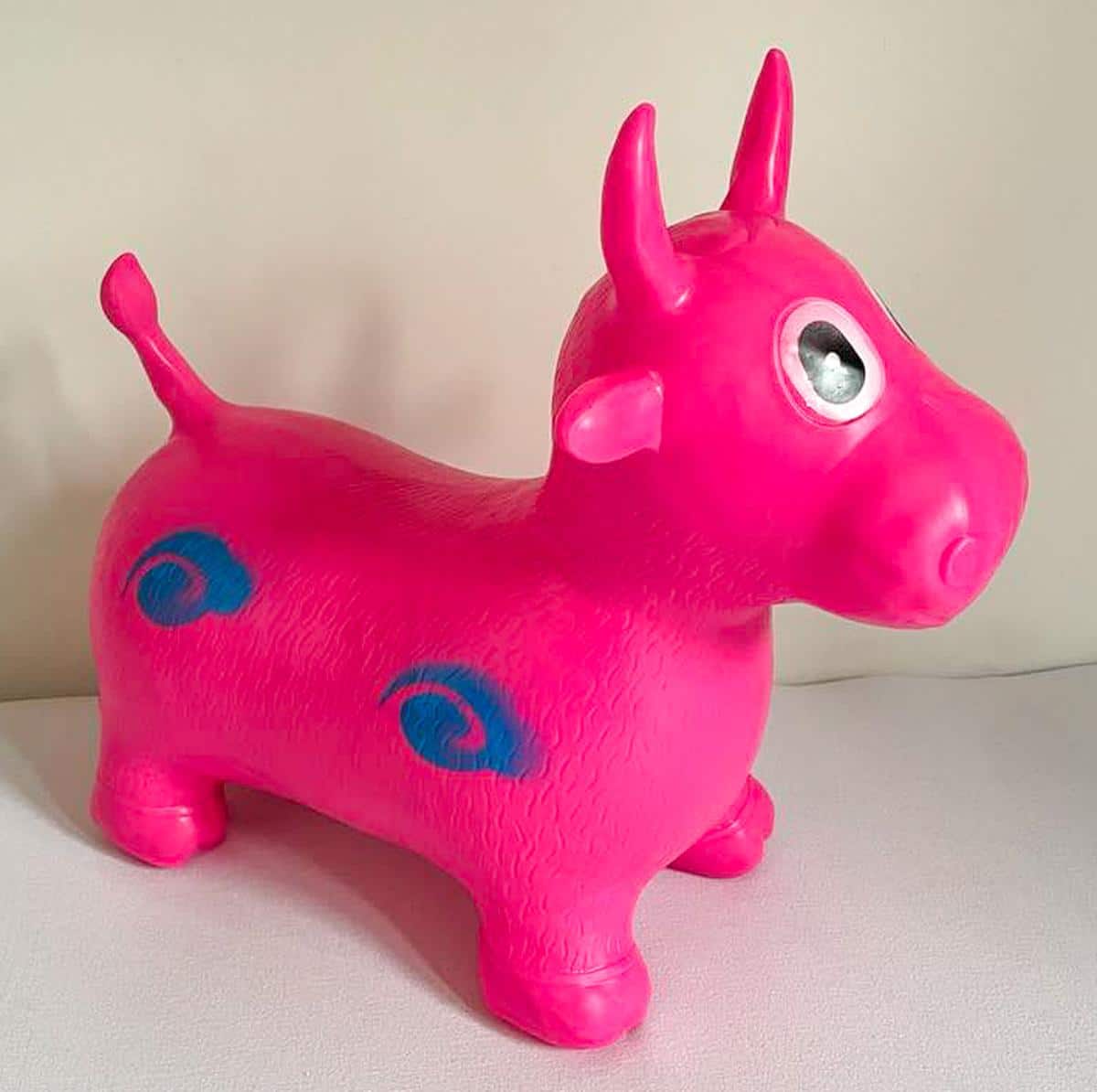 Pink Cow Bouncy Hopper