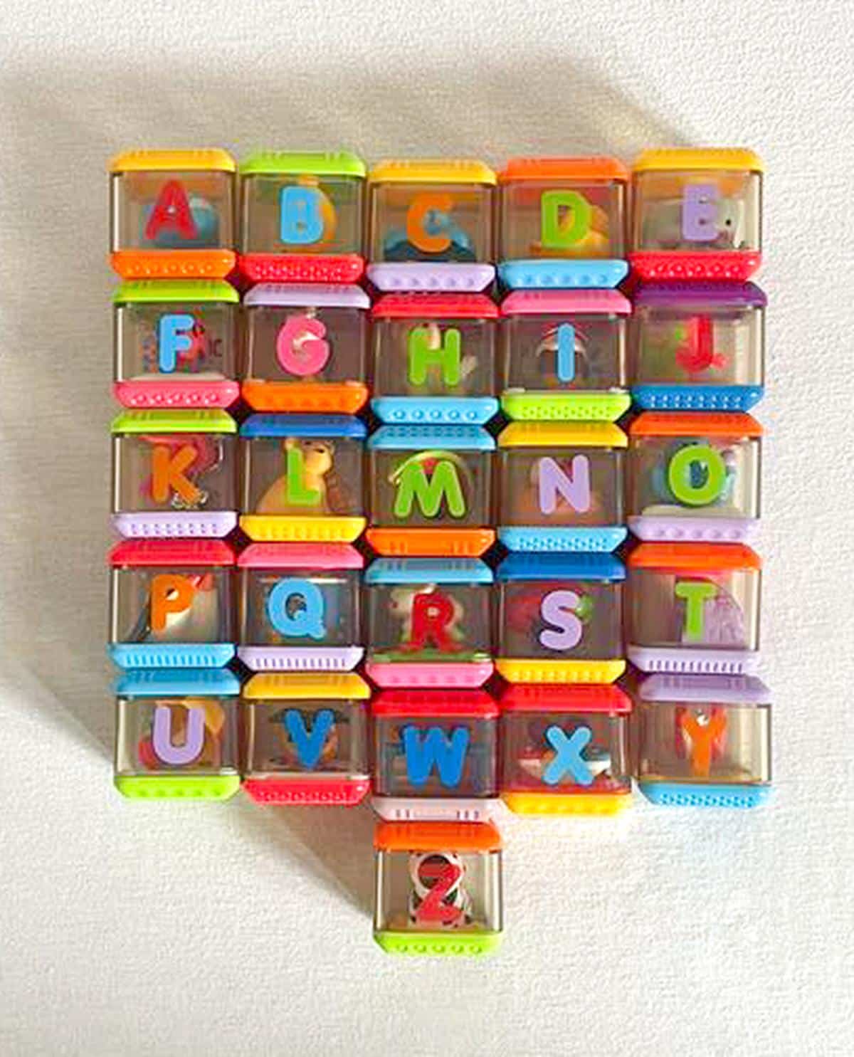 Peek-a-Blocks Alphabet Blocks