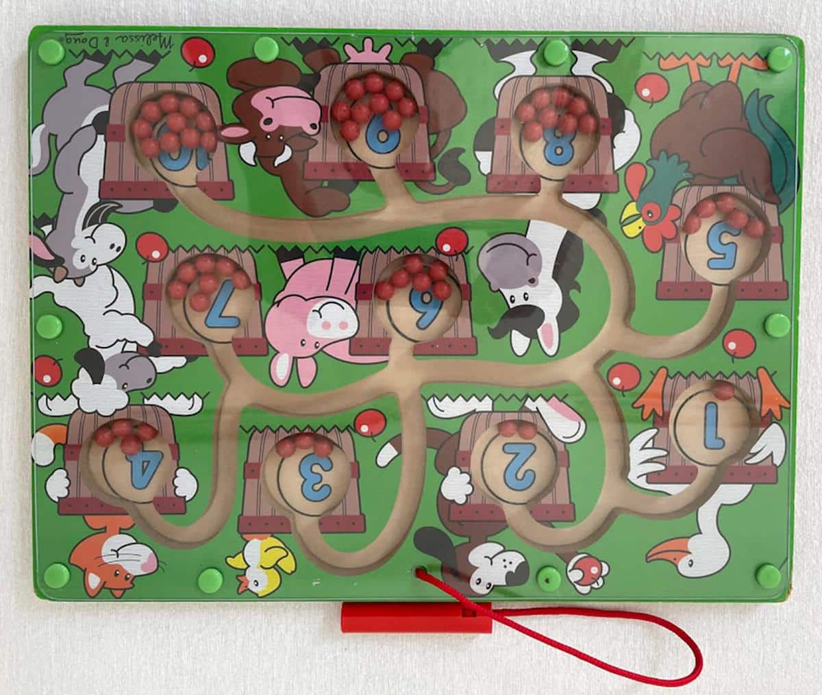 Magnetic Number Maze