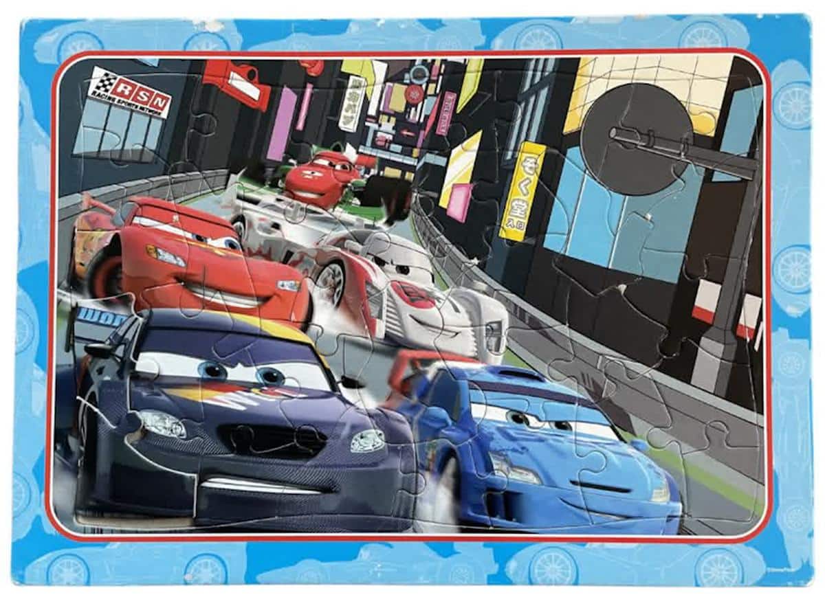 Lightening McQueen Frame Tray Puzzle