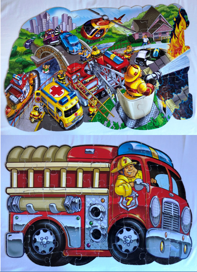 Puzzle Patch Great Sneaky Puzzles Silly Silly Sea 46 Piece 2 Sided Floor  Puzzle